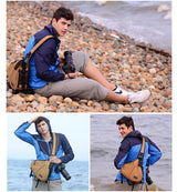Casual DSLR Sling Bag with Rain Cover