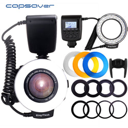 Speedlite RF-550D 14-In-1 Macro LED Ring Flash For Canon Nikon Sony Olympus Panasonic Pentax