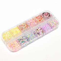 Nail Decor #1 - 12 Color Per Set | Abstract Flowers Inspired Set